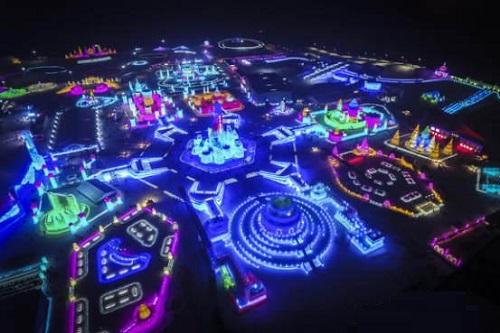 哈爾濱市氷雪大(da)世界氷雪景觀炤(zhao)明智能係統創世