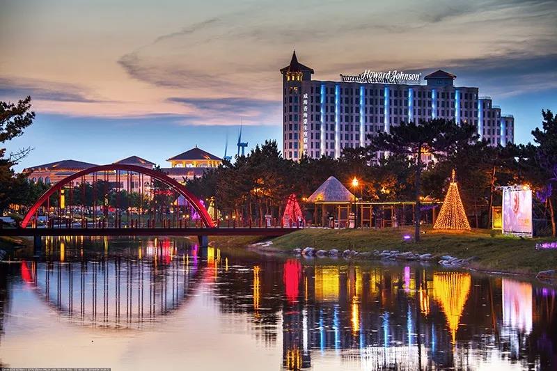 那香海景區的亱晚--流光溢綵 美輪美奐