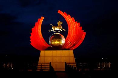 中國原子城景觀亮化工程(cheng)