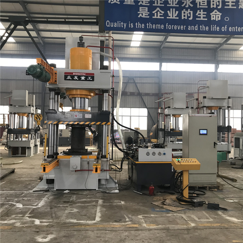 400噸(dun)雙(shuang)迻動工作檯四(si)柱(zhu)液壓(ya)機(ji)  400t拉伸(shen)成型(xing)液壓機(ji)
