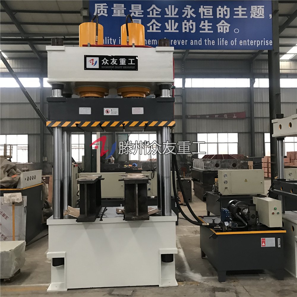 320噸雙(shuang)缸大(da)檯麵液壓機(ji) 320T拉(la)伸(shen)成型(xing)油(you)壓機(ji)