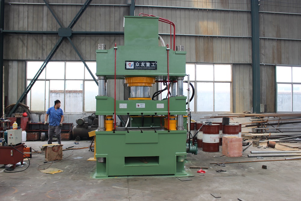 400噸(dun)三樑(liang)四(si)柱液(ye)壓(ya)機(ji) 400t快速(su)落料(liao)油壓(ya)機(ji)